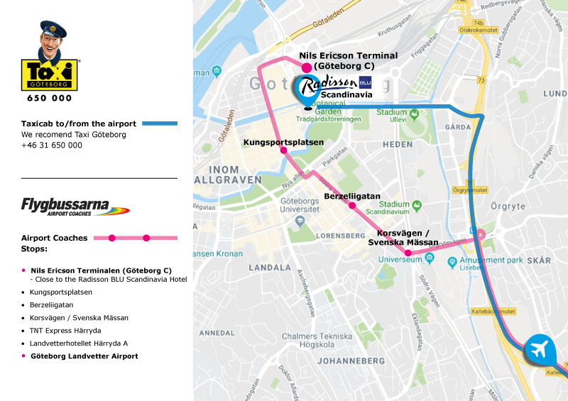 göteborg nils e terminal karta CAN in Space Workshop (11 14 June 2019): Directions to Hotel/Venue 