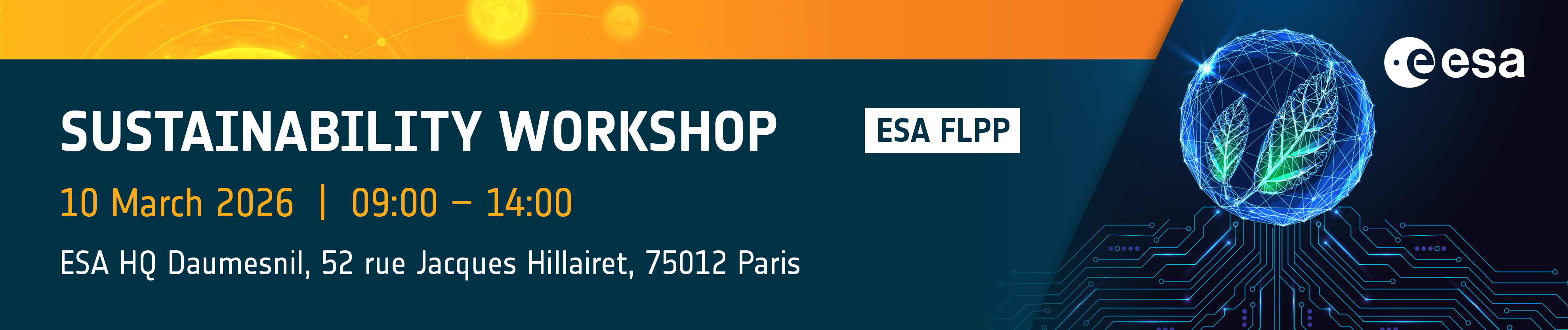 ESA Future Space Transportation Sustainability Workshop 2026