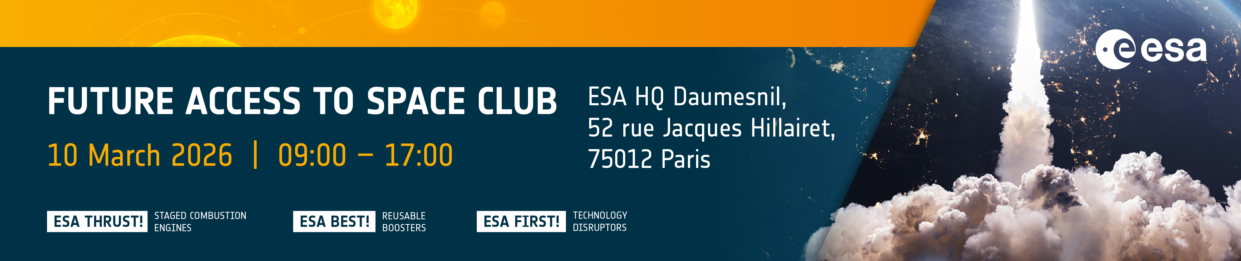 ESA Future Access to Space Club  2026